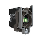 ZB4BW0B31 - Schneider Electric Harmony XB4 Motor Control Light Block 24V AC/DC 10A 1NO Metal Green Integral LED - Essential Electric Supply