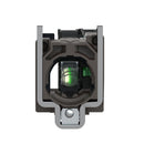 ZB4BW0B61 - Schneider Electric 22mm 24VAC/VDC 1NO Blue LED Light Block with Body Fixing Collar - Essential Electric Supply