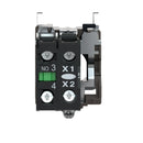 ZB4BW0B61 - Schneider Electric 22mm 24VAC/VDC 1NO Blue LED Light Block with Body Fixing Collar - Essential Electric Supply
