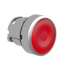 ZB4BW34 - Square D Harmony XB4 22mm Red Round Flush Momentary Illuminated Push Button Head - Essential Electric Supply