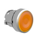ZB4BW35 - Square D Harmony 22mm Orange Illuminated Flush Push Button Operator, Spring Return, Metal - Essential Electric Supply