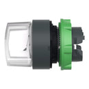 ZB5AK1413 Square D Co Harmony XB5 Illuminated Selector Switch Head, 22mm, White Handle, Green Premium - Essential Electric Supply