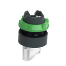 ZB5AK1413 Square D Co Harmony XB5 Illuminated Selector Switch Head, 22mm, White Handle, Green Premium - Essential Electric Supply