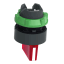ZB5AK1843 - Square D Illuminated Selector Switch 3-Position Red Lever, 22mm, Spring Return