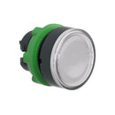 ZB5AW313 - Schneider Electric 22mm White Illuminated Pushbutton Switch, Spring Return, Harmony XB5 Series, IP66 Rated - Essential Electric Supply