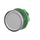 ZB5AW313 - Schneider Electric 22mm White Illuminated Pushbutton Switch, Spring Return, Harmony XB5 Series, IP66 Rated - Essential Electric Supply