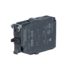 ZBE205 - Schneider Electric Harmony XB4 22mm Double Contact Block 1NO+1NC Screw Clamp Terminal - Essential Electric Supply