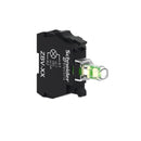 ZBVB1 - Schneider Electric 24V AC/DC LED Light Block, Harmony XB4 Series, Round, Screw Clamp Terminals, Front Mount - Essential Electric Supply