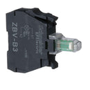 ZBVB3 - Schneider Electric Harmony XB4 22mm Green LED Push Button Light Module 24V AC/DC - Essential Electric Supply