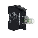 ZBVBG5 - Schneider Electric Harmony ZB Orange LED Light Block, 24-120V AC/DC, Screw-Clamp Terminals, IP20, -40°C to 70°C, Compatible with XB4/XB5 Series - Essential Electric Supply