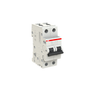 S202-K2 - ABB 2A 2 Pole Miniature Circuit Breaker S200 Series 480VAC 6kA Feed-Thru DIN Rail Mount - Essential Electric Supply