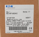 AE16FNS0AC Cutler Hammer Freedom Series Motor Starter 3 pole 3 phase 600V 32A 110V coil - Essential Electric Supply