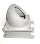 AJA720 - Appleton 200A 3P Angle Adapter Mounting Box, 2-1/2" Hub, Aluminum, Powertite Series, Pin & Sleeve, UL Listed - Essential Electric Supply