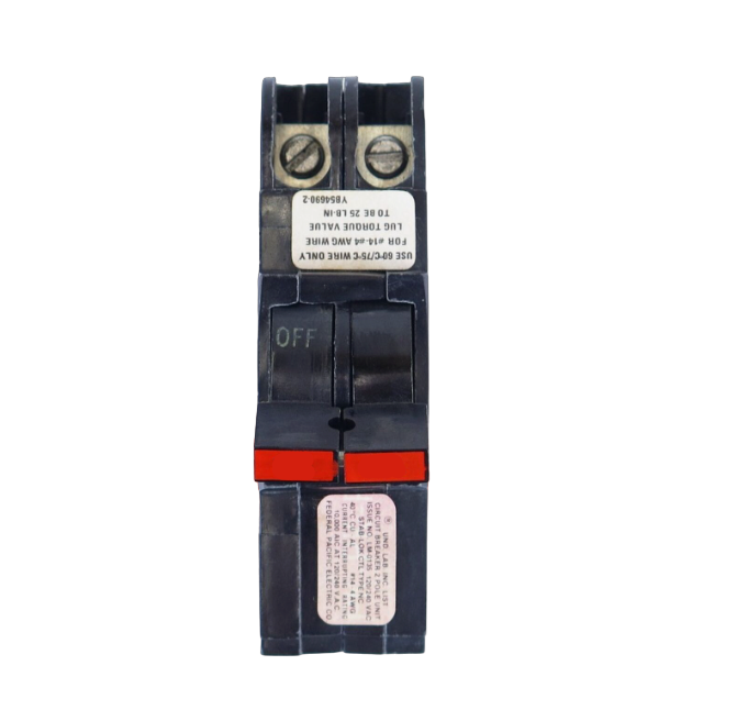 Federal Pacific NC230 30A 2-Pole 240V Thermal Magnetic Plug-In Circuit ...