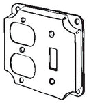8375N Appleton Square Exposed Work Cover Duplex Receptacle & Toggle Switch - Essential Electric Supply