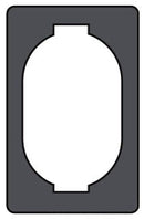 FS1SG OZ/Gedney Electrical Accessory Sealing Gasket Neoprene 1-Gang - Essential Electric Supply