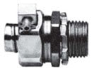 ST100L Appleton Liquid-Tight Connector Straight Steel 1-Inch Zinc Electroplated with Insulated Throat - Essential Electric Supply