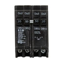 BQC2502120 - Eaton Cutler Hammer 120/240V 4-Pole Quadplex Circuit Breaker 20/50A 10kA Interrupt - Essential Electric Supply