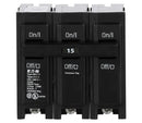 BR315 - Cutler Hammer 15 Amp 240V 3-Pole Plug-On Type BR Thermal Magnetic Circuit Breaker, 10kAIC, UL 489 & CSA Listed - Essential Electric Supply