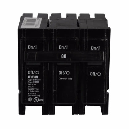 BRH380 Cutler Hammer Molded Case Circuit Breaker BR Series 80A 240V - Essential Electric Supply