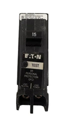 BRP115GF - Eaton Plug-In 120V 15A 1 pole circuit breaker 10kA@120V - Essential Electric Supply