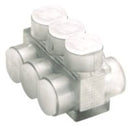 BIBD2504 Burndy Multi-Tap Connector Four Conductor Double Sided 10 AWG-250 kcmil - Essential Electric Supply