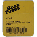 ATM-2 Bussmannn ATM Series Low Voltage Fuse
 32V  2A Fuse - Essential Electric Supply