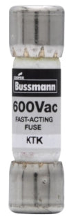 KTK30 Bussmann KTK Series Fast-Acting Fuse 30A 600V 100kAIC - Essential Electric Supply