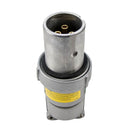 ACP3033BC - Appleton 30 Amp 600V 3 Pole Pin & Sleeve Plug, Powertite Grounding Style 1, Metallic Clamping Ring, 3W-3P, 10-6 AWG - Essential Electric Supply