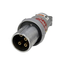 ACP6034BC - Appleton 60A 600V 4P Pin & Sleeve Plug, Powertite Series, Straight, Copper-Free Aluminum, Industrial Grade - Essential Electric Supply