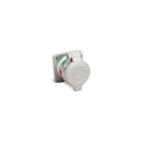 ADR1033 - Appleton Powertite 100A 600VAC/250VDC 3-Pole 3-Wire Pin & Sleeve Receptacle, Grounding Style 1, Spring Door & Screw Cover, 40 HP, 50/400 Hz - Essential Electric Supply
