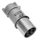 AP20034E - Appleton Powertite 200A 4-Pole 3-Wire Pin and Sleeve Plug, 250/600V, Grounding Style 2 - Essential Electric Supply