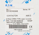 CE15DNS3AB Cutler Hammer Freedom Series Contactor 3 pole 3 phase 600V 18A 110V coil - Essential Electric Supply
