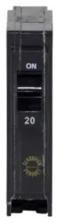 CHQ120 - Cutler Hammer Plug-In 120V 20A 1 pole circuit breaker 10kA@240V - Essential Electric Supply