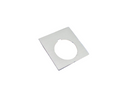 CR104PXN1RP009 - GE 1-Size Standard Pushbutton Nameplate, Aluminum, Silver, Rectangular Plate - Essential Electric Supply