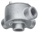 GUAW16 Eaton Crouse-Hinds Condulet GUA Conduit Outlet Box Explosionproof Feraloy Iron Alloy 1/2" Trade Size - Essential Electric Supply