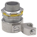 LT50G Crouse-Hinds Eaton Liquidtight Conduit Connector Straight Non-Insulated with Grounding Lug - Essential Electric Supply
