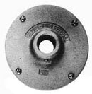 GRF12SA Crouse-Hinds Condulet GRF Hub Cover Surface Mount 3/4" Copper-Free Aluminum 125 lbs Capacity - Essential Electric Supply