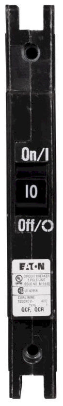 QCF1010 - Cutler Hammer Feed-Thru 10 Amp 1 Pole Circuit Breaker - Essential Electric Supply