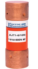 AJT1-8/10 Mersen Amp-Trap 2000 Low Voltage Fuse
 600V  1A Fuse - Essential Electric Supply