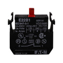 E22B1 - Eaton E22 Series 22.5 mm 1NC Non-Metallic Heavy-Duty Pushbutton Contact Block - Essential Electric Supply