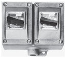 EDS2229 Crouse-Hinds Series EDS Two-Gang Dead-End Snap Switch Control Station 20A Single-Pole 120-277 VAC - Essential Electric Supply
