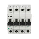 FAZ-C32/4 - Eaton Feed-Thru 480V 32A 4 pole circuit breaker 10kA@277/480V - Essential Electric Supply