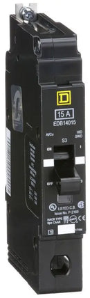 EDB14015 - Square D/ Schneider Electric Bolt-On 15 Amp 1 Pole Circuit Breaker - Essential Electric Supply