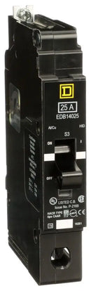 EDB14025 - Square D/ Schneider Electric Bolt-On 25 Amp 1 Pole Circuit Breaker - Essential Electric Supply