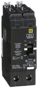 EDB24050 - Schneider Electric/ Square D Bolt-On 50 Amp 2 Pole Circuit Breaker - Essential Electric Supply