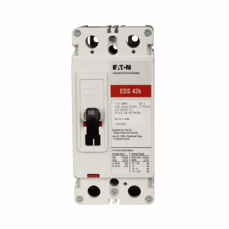 EDS2150 - Westinghouse/ Eaton/ Cutler Hammer Bolt-On 150 Amp 2 Pole Circuit Breaker - Essential Electric Supply