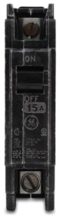 THQC1115 - General Electric Bolt-On 240V 15A 1 pole circuit breaker 10kA@240V - Essential Electric Supply