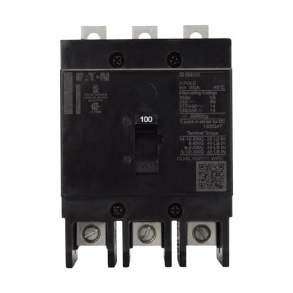 GHB3025S1 - Cutler Hammer Bolt-On 480V 25A 3 pole circuit breaker 14kA@480V - Essential Electric Supply