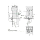HDA36015 - Square D 15A 600V 3 Pole I-Line Thermal Magnetic Circuit Breaker PowerPacT H - Essential Electric Supply